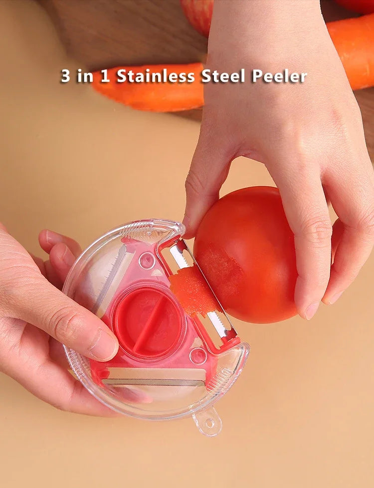 3-In-1 Veg Peeler