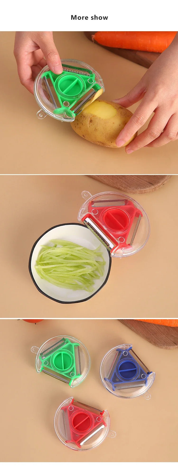 3-In-1 Veg Peeler