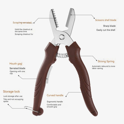Chestnut Peeler Scissors