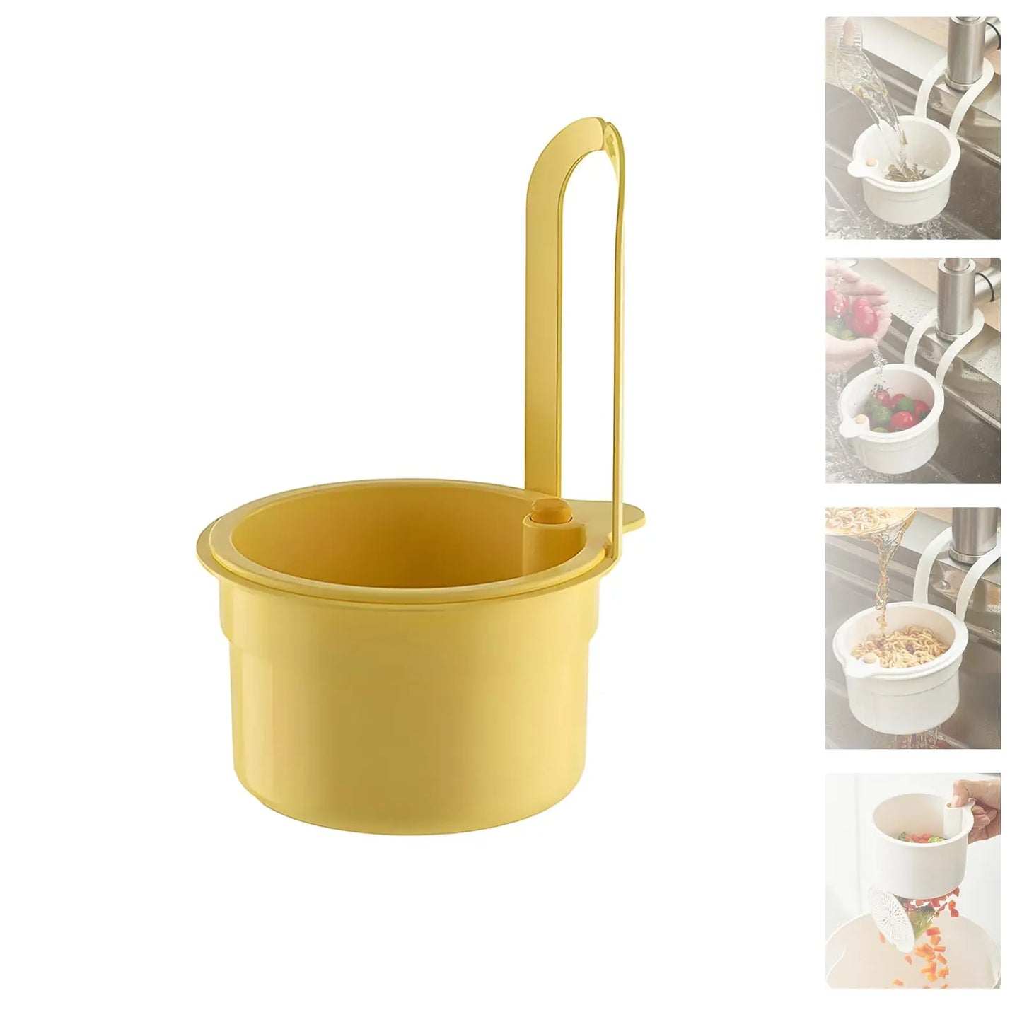 Self-Cleaning Sink Strainer