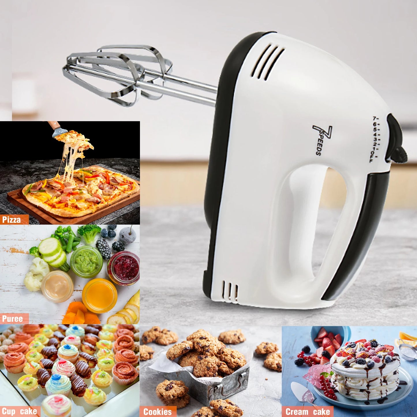 7-Speed Hand Mixer