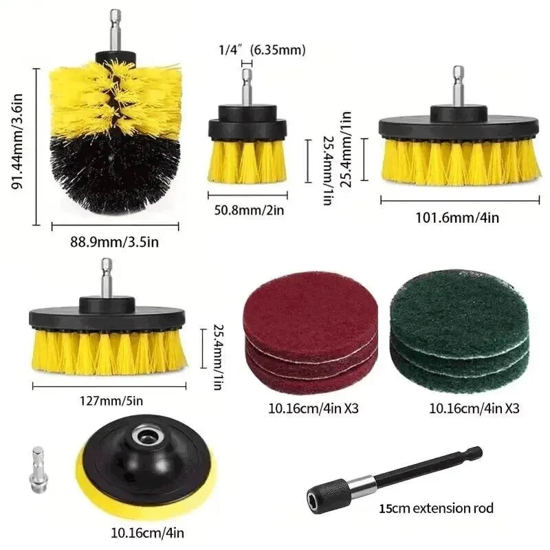 Drill Brush Cleaning Kit