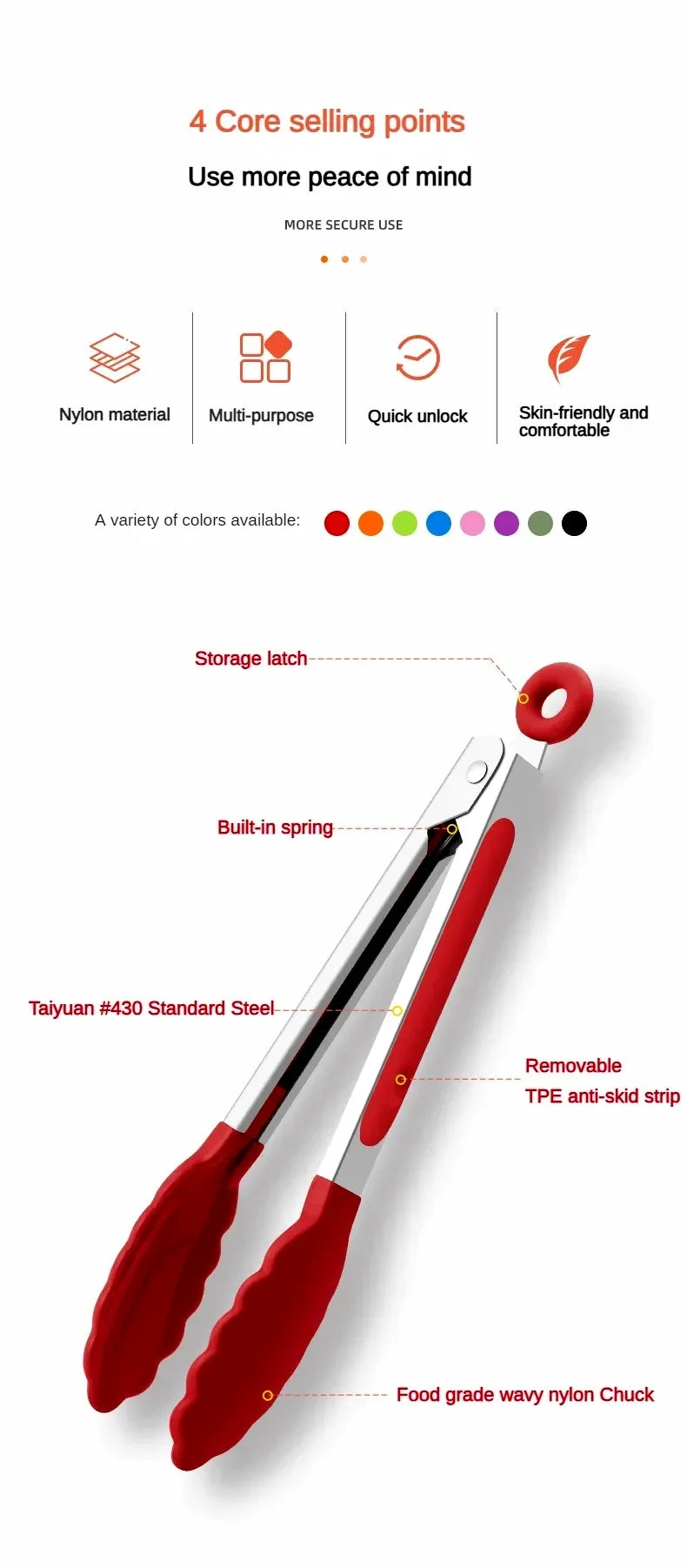Stainless Steel Tongs