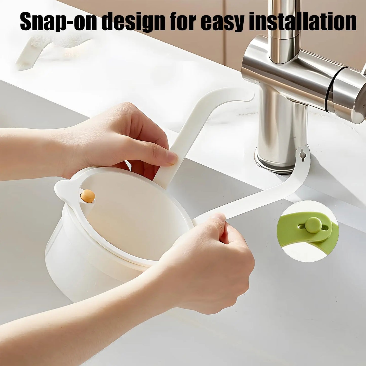 Self-Cleaning Sink Strainer