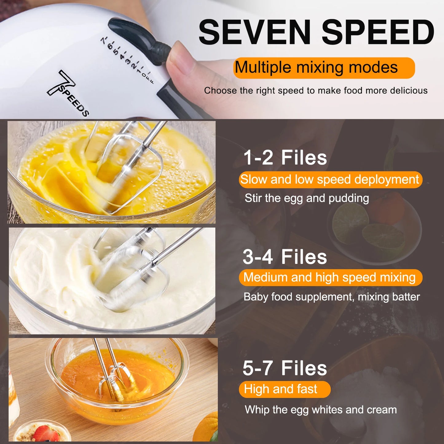 7-Speed Hand Mixer
